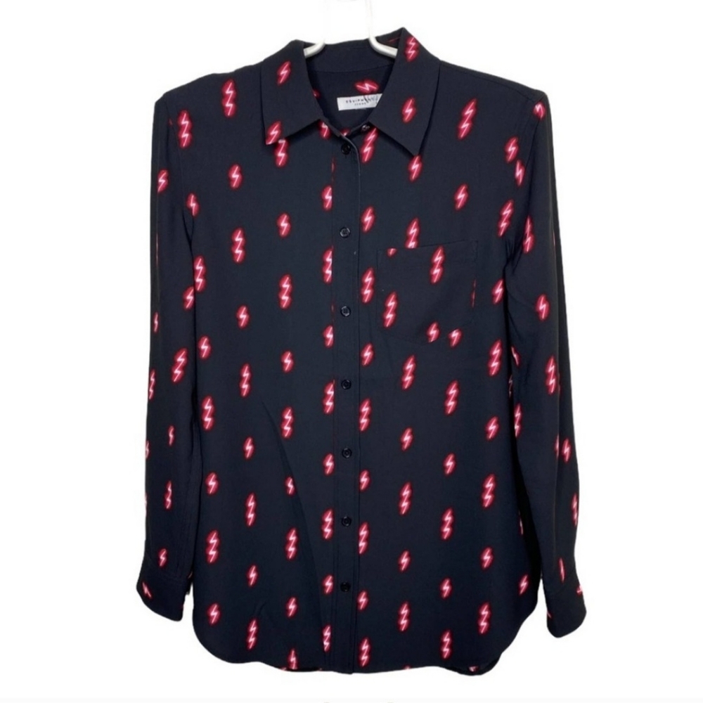 EQUIPMENT Femme Lightning Bolt Blouse